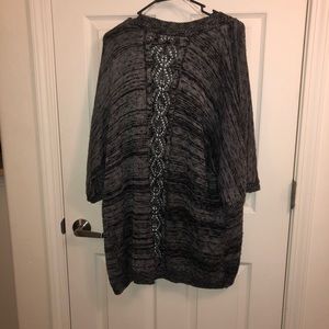Laced back cardigan